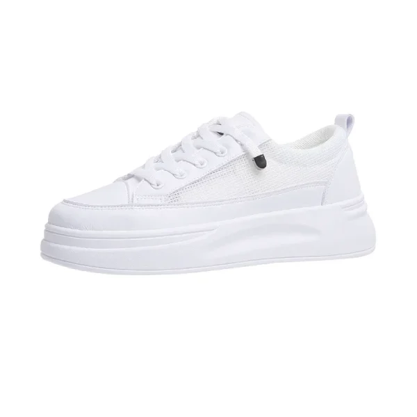 2025 Fashion Mesh Casual Shoes Flats Women Lace Up Dames Sneakers Platform Round Toe Zapatillas Casual Mujer for Summer Spring - Image 3