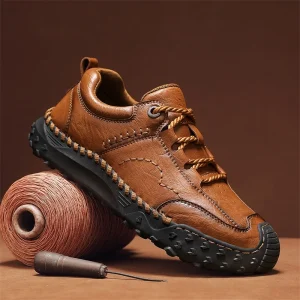 2025 New Luxury Men Sneakers Male Comfortable Outdoor Shoe High Quality All-match Business Shoes Leather Fashion Walking Shoes