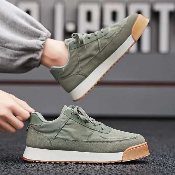 Casual Sneaker Loafers Platform Sports Shoes Male Sneakers Shoes for Men Spring and Summer Wear-resistant Sports and Leisure - Image 4