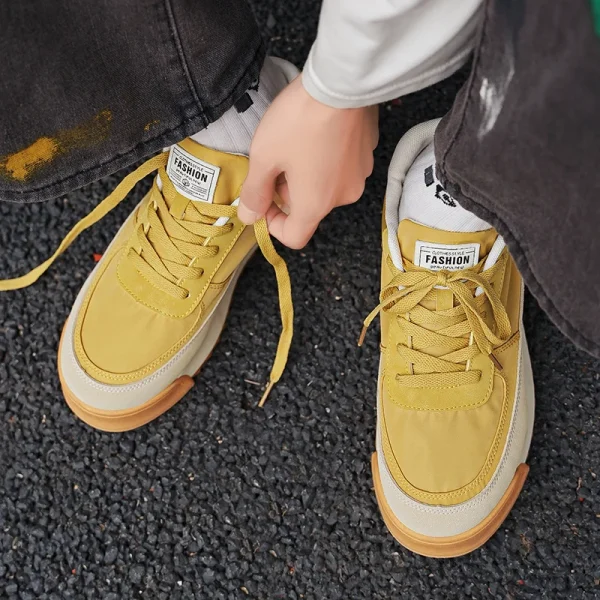 Casual Sneaker Loafers Platform Sports Shoes Male Sneakers Shoes for Men Spring and Summer Wear-resistant Sports and Leisure - Image 5