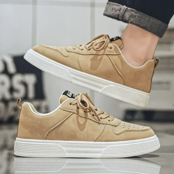 Cheap Shoes Skateboard for Men Fashion Green Low Sneakers Large Size 48 Non-slip Sports Shoes Trainers Men Zapatillas De Skate - Image 3
