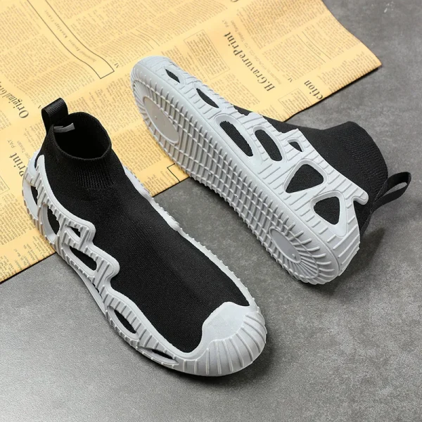 Summer Men Women Casual Sneakers Mid-Top Running Sport Shoes Slip-On Breathable Tennis Shoes Trainers Walking Jogging Sneaker 47 - Image 3