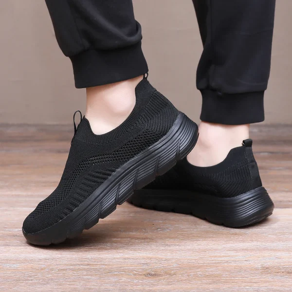 Loafer Men Shoes Summer Fashion Light Breathable Walking Sneakers Men Casual Shoes Zapatillas Hombre Black Footwear Size 39-46 - Image 2