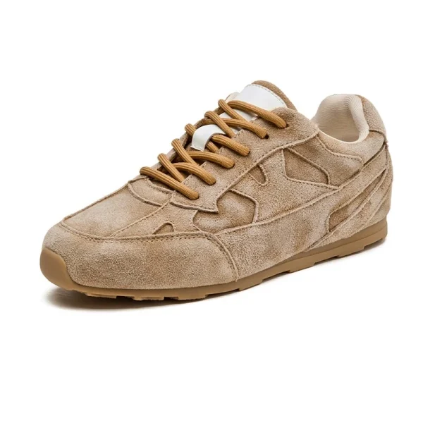 AIYUQI Women Sneakers Shoes 2025 New Genuine Leather Flat Women Moral Training Shoes Large Size Retro Casual Female Shoes - Image 2