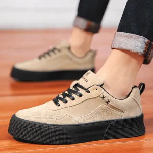 Men Sneakers Vulcanized Shoes Platform Lace Up Skateboarding Running Tennis Sports Shoes Casual Outdoor Jogging Shoes Male 39-44