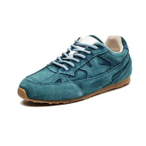 AIYUQI Women Sneakers Shoes 2025 New Genuine Leather Flat Women Moral Training Shoes Large Size Retro Casual Female Shoes