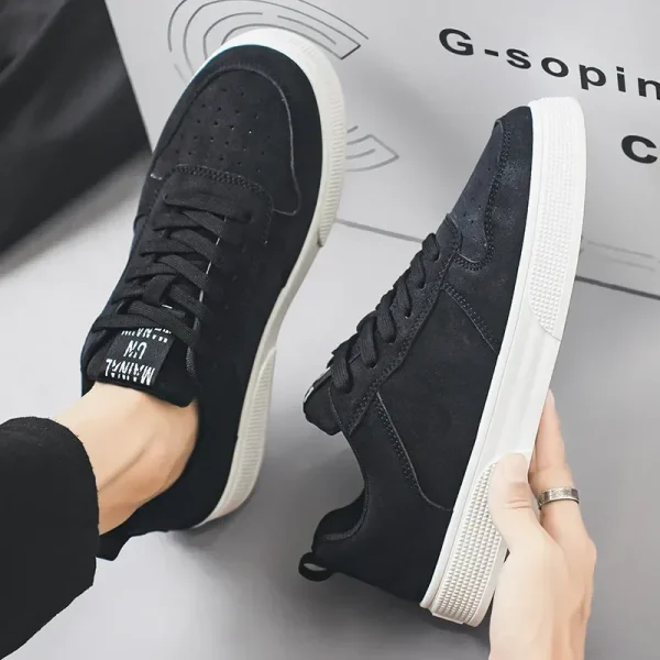 Cheap Shoes Skateboard for Men Fashion Green Low Sneakers Large Size 48 Non-slip Sports Shoes Trainers Men Zapatillas De Skate - Image 5