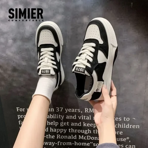 2024 Platform Shoes Women Sneakers Platform Vulcanized Shoes Fashion Comfortable Women's Shoes Casual Sneakers Tenis Masculino - Image 2